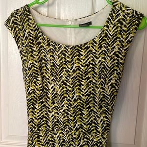 Ann Taylor dress, great summer shades of green with black.  Stunning!!